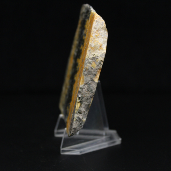 Pequeña placa pulida de jaspe abejorro
