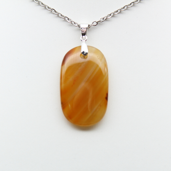 Colgante de cornalina de Madagascar