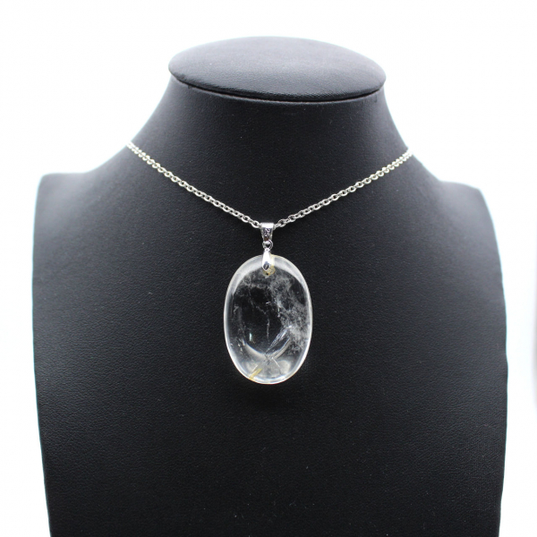 Colgante de cristal de roca de Madagascar