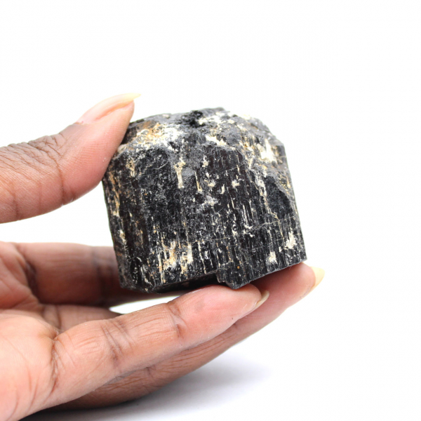 Cristal de turmalina negra