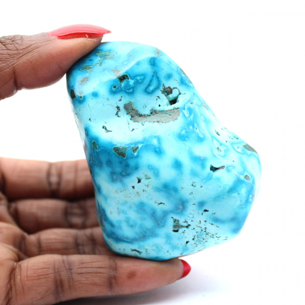 Crisocola pulida de la colección Congo