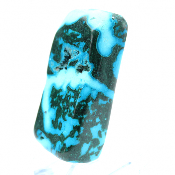 Piedra crisocola pulida natural