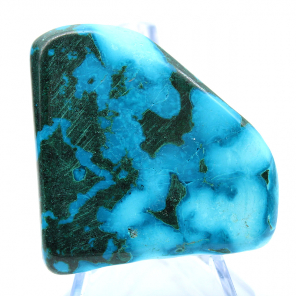 Piedra pulida en crisocola del Congo