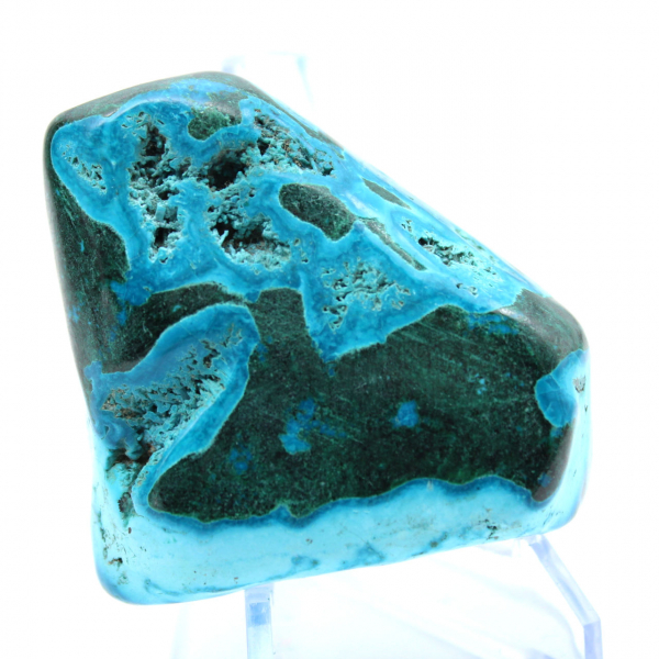 Piedra pulida en crisocola del Congo