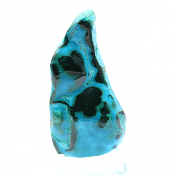 Piedra natural crisocola pulida