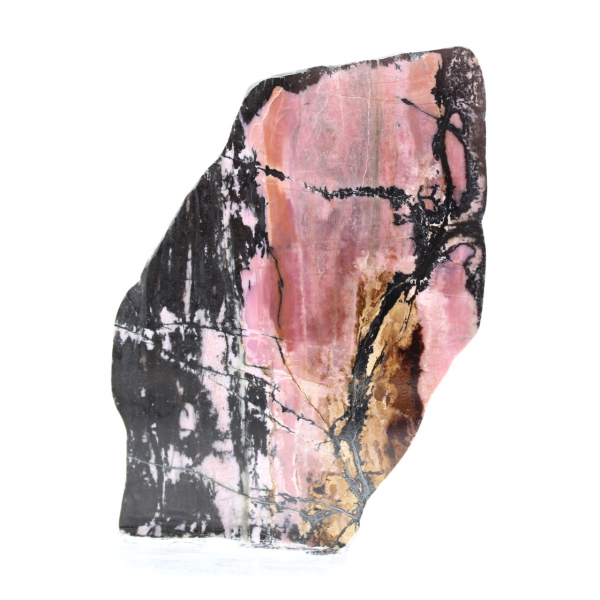 Rebanada auténtica de piedra de rodonita