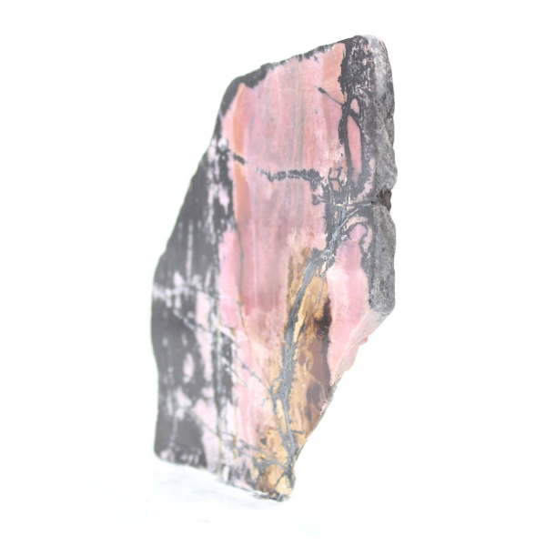 Rebanada auténtica de piedra de rodonita