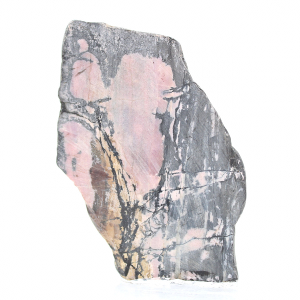 Rebanada auténtica de piedra de rodonita