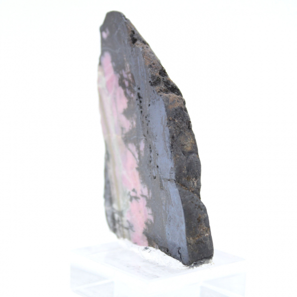 Rebanada auténtica de piedra de rodonita