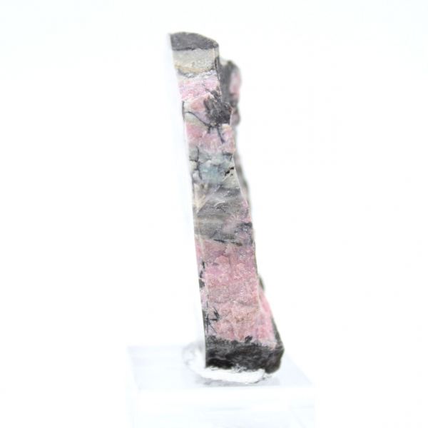 Rebanada auténtica de piedra de rodonita