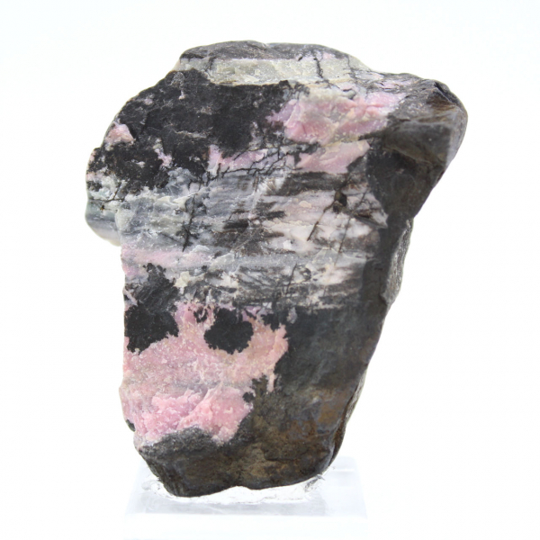 Rebanada auténtica de piedra de rodonita