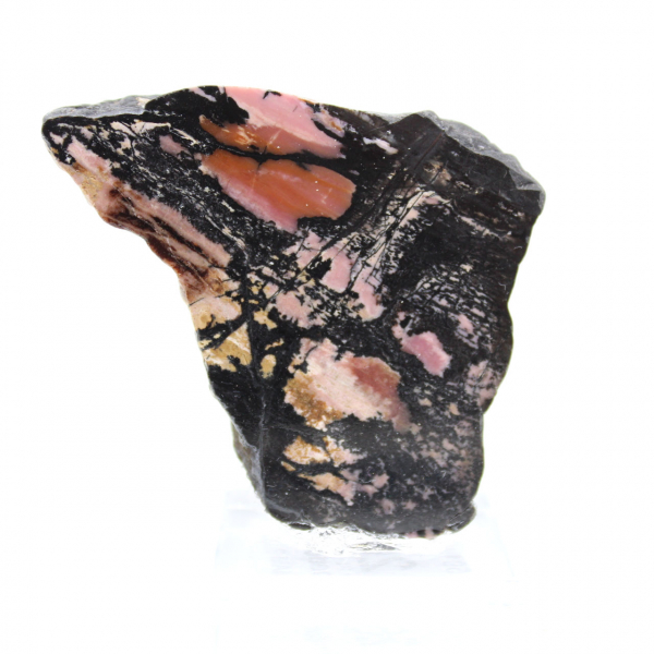 Rebanada auténtica de piedra de rodonita