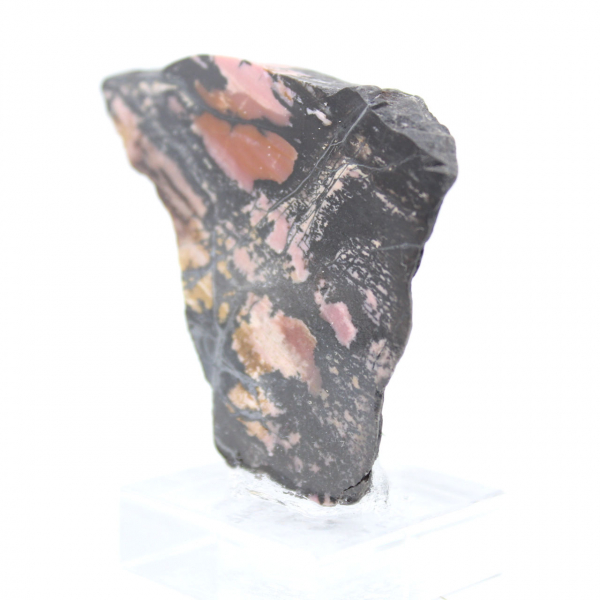 Rebanada auténtica de piedra de rodonita