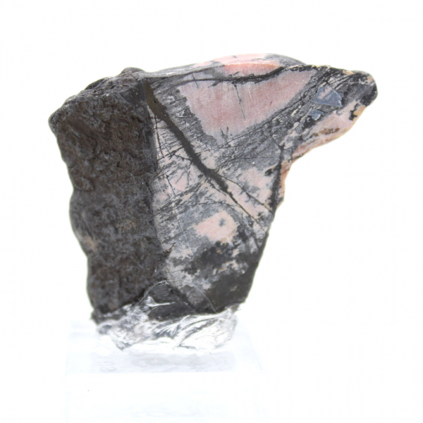Rebanada auténtica de piedra de rodonita