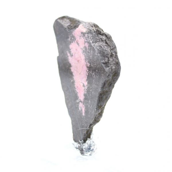 Piedra de rodonita natural mineral bruto y único