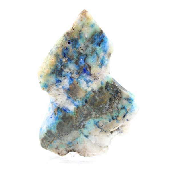 Rebanada auténtica de piedra de azurita malaquita para decoración