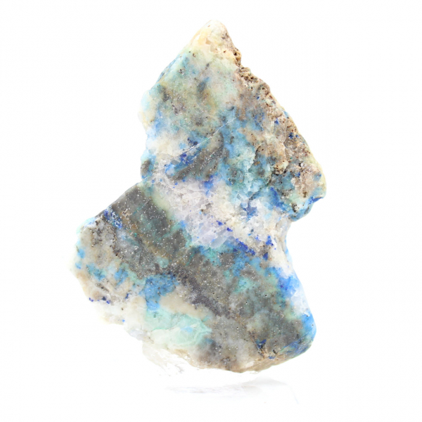 Rebanada auténtica de piedra de azurita malaquita para decoración