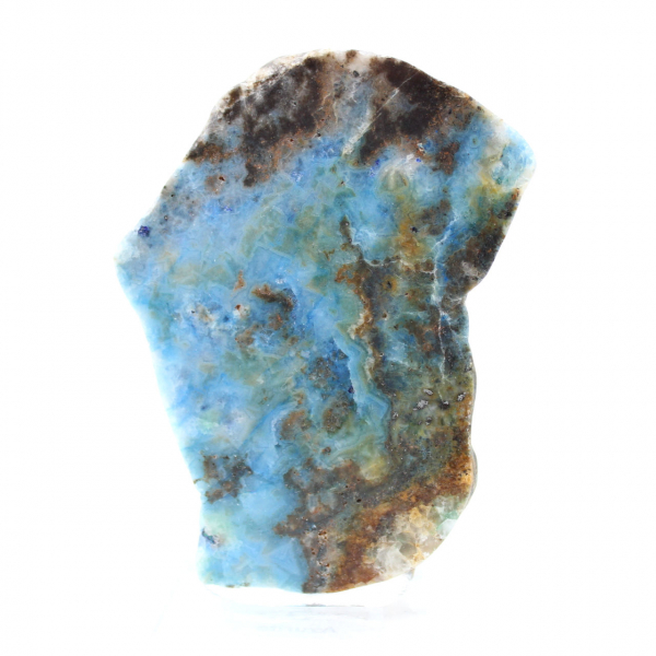 Rebanada de azurita malaquita para adorno