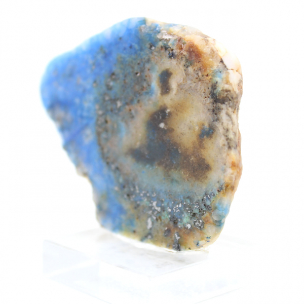 Rebanada de azurita malaquita para colección mineral