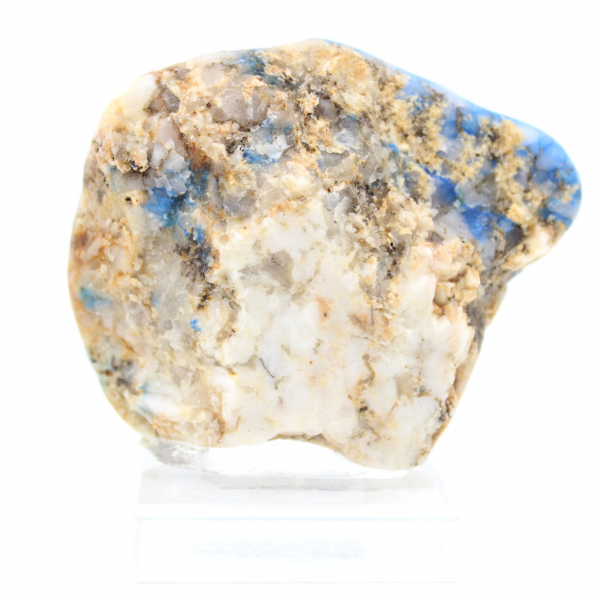 Rebanada de azurita malaquita para colección mineral