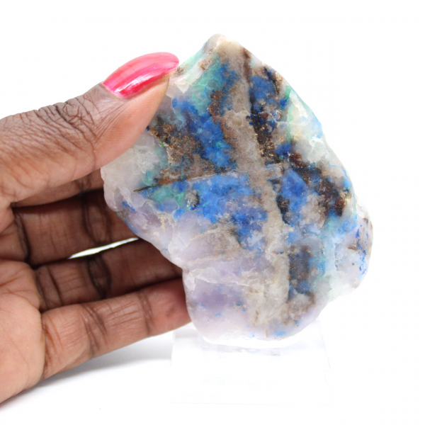 Piedra de azurita malaquita natural