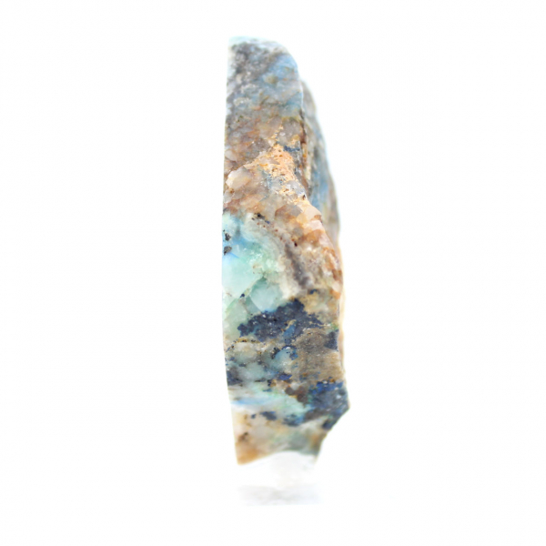 Rebanada de azurita malaquita para adorno