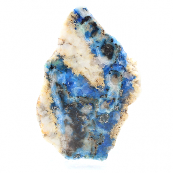 Rebanada de azurita malaquita para colección mineral