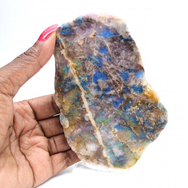 Piedra de azurita malaquita natural