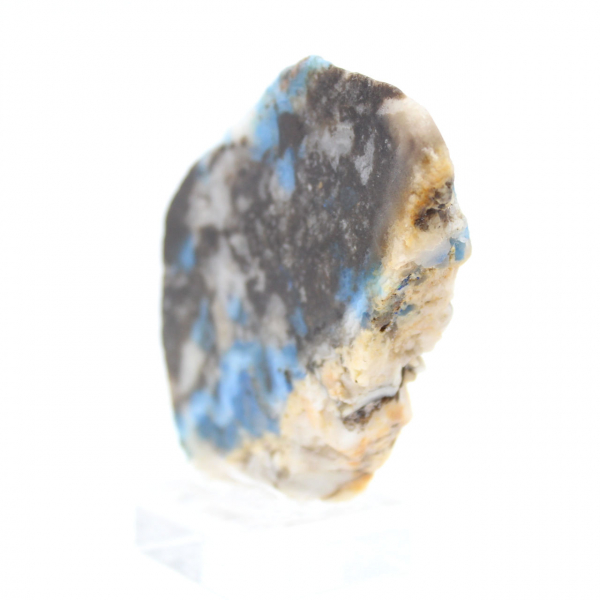 Rebanada auténtica de piedra de azurita malaquita para decoración