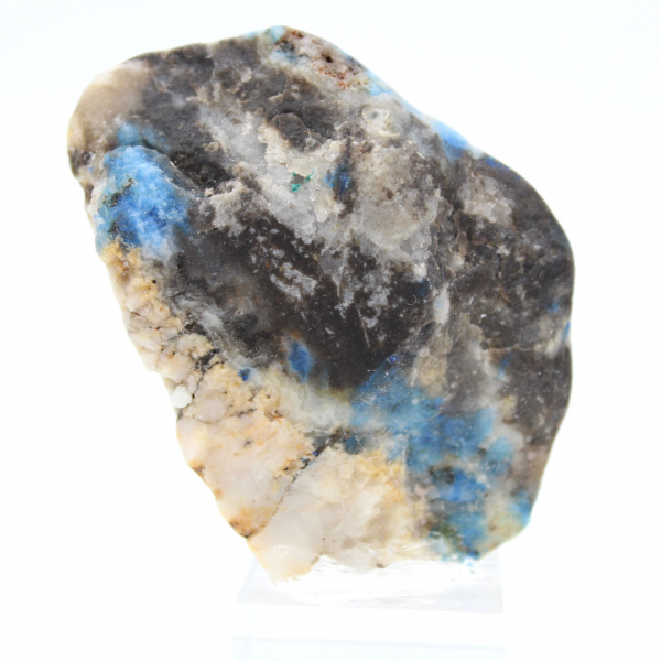 Rebanada auténtica de piedra de azurita malaquita para decoración