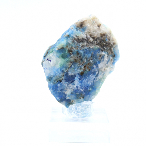 Rebanada de azurita malaquita para colección mineral