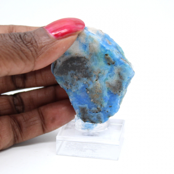 Rebanada de azurita malaquita para colección mineral