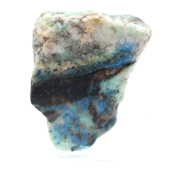 Rebanada de azurita malaquita para adorno