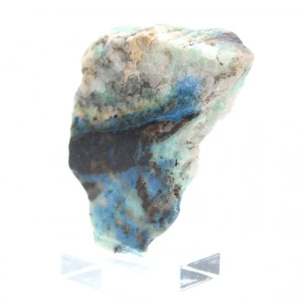 Rebanada de azurita malaquita para adorno