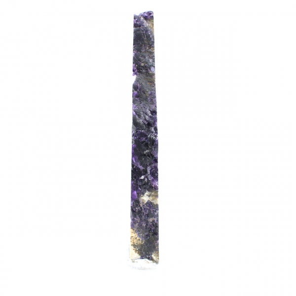 Rebanada de fluorita y pirita para colección mineral
