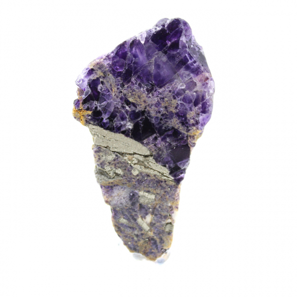 Piedra de fluorita pirita natural mineral único