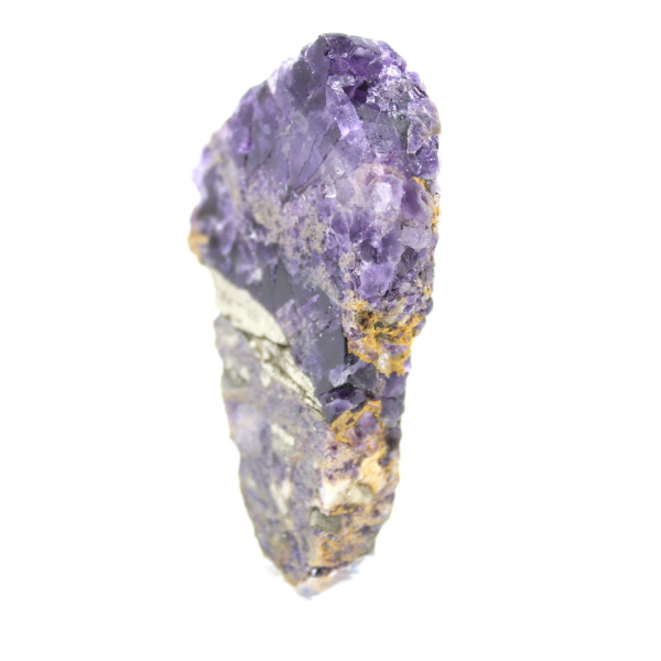 Piedra de fluorita pirita natural mineral único