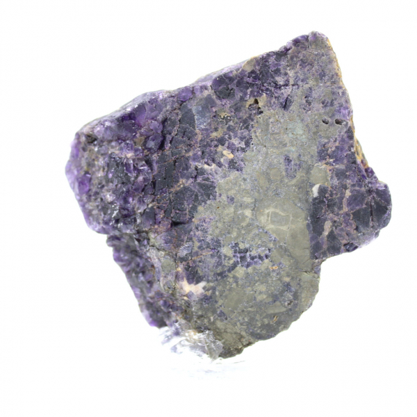Piedra de fluorita pirita natural mineral único