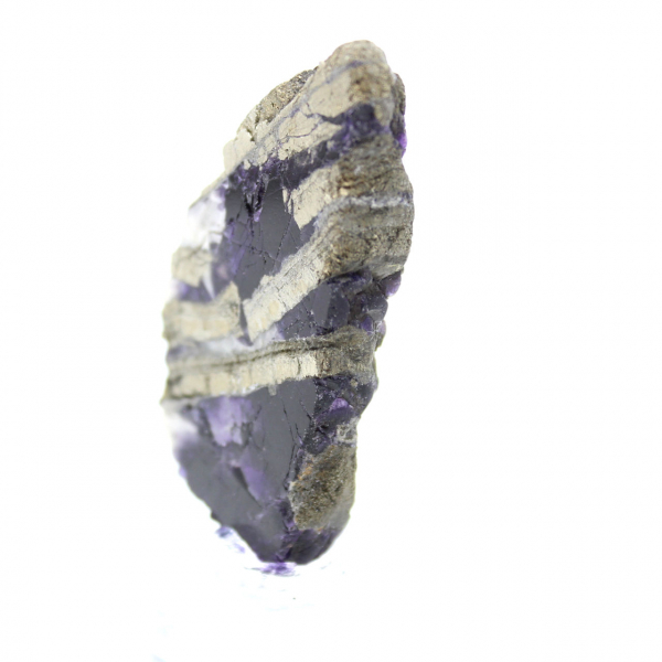 Piedra de fluorita pirita natural mineral único