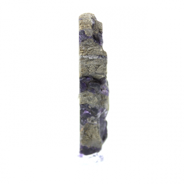 Piedra de fluorita pirita natural mineral único