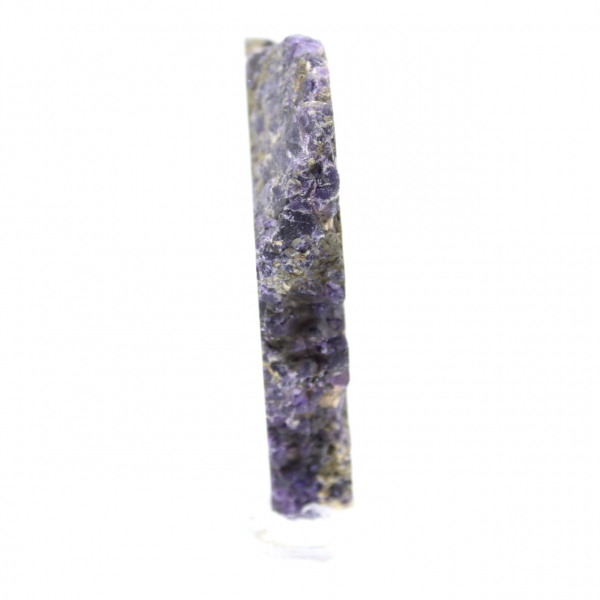 Rebanada natural de fluorita pirita ideal para colección