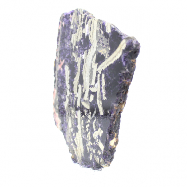 Piedra de fluorita pirita mineral bruto para colección