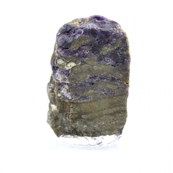 Piedra de fluorita pirita natural mineral único
