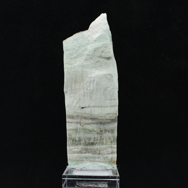 Piedra de aragonita verde ideal para colección