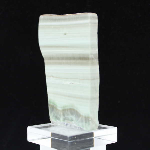 Piedra de aragonita verde ideal para colección