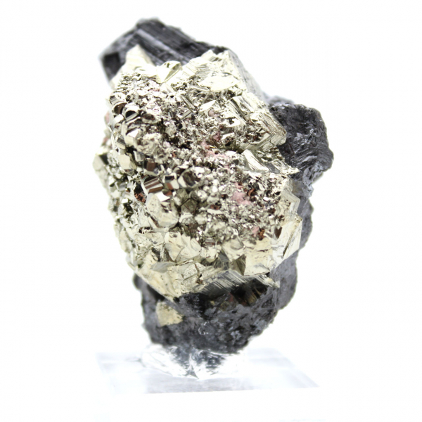 Ejemplar Mineral Pirita y Esfalerita