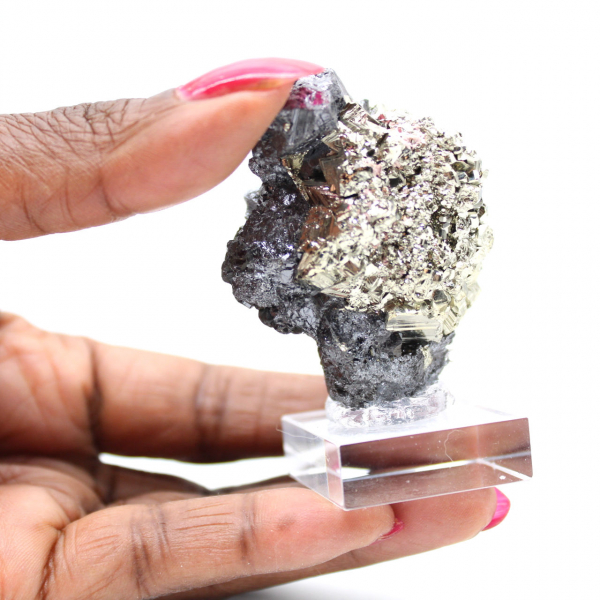 Ejemplar Mineral Pirita y Esfalerita