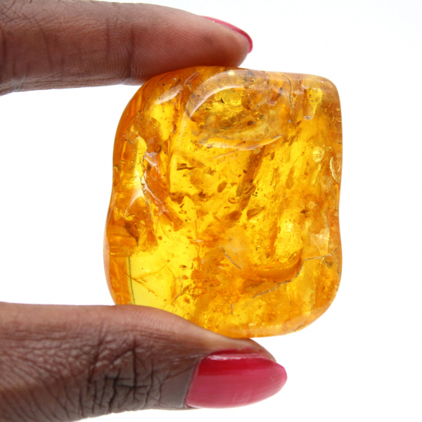 Ámbar amarillo auténtico de Lituania: piedra natural