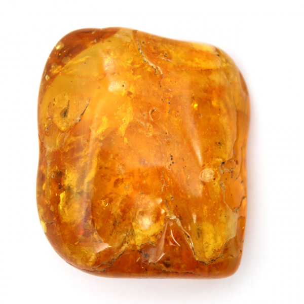 Ámbar amarillo auténtico de Lituania: piedra natural