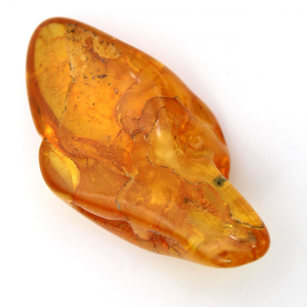 Guijarro de ámbar amarillo, piedra natural de Lituania